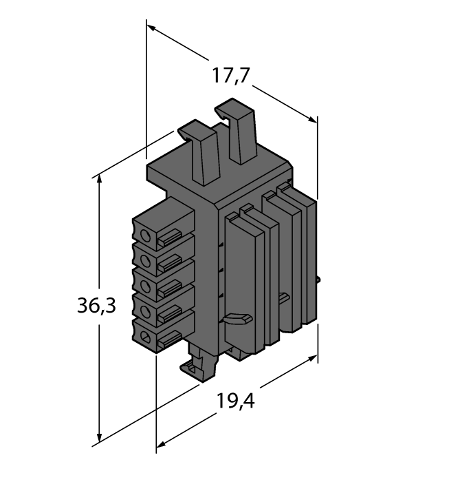 Turck BUCHSE 5POL Аксессуары для электромонтажа