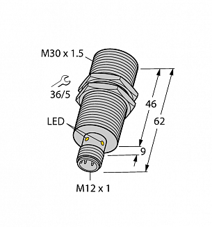 Turck BI12-M30 Устройства защиты