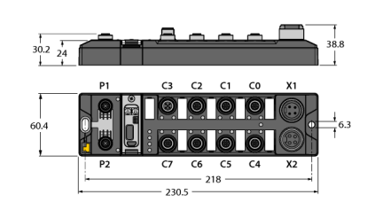 Turck TBEN-L4PLC Кабельные вводы и штуцера