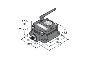 Система радиопередающая - последовательная передача данных Serial Radio TURCK Banner DX80SR2ME Инверторы напряжения