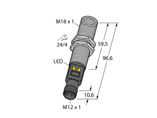 Turck M12FT3Q Датчики освещенности, фотореле